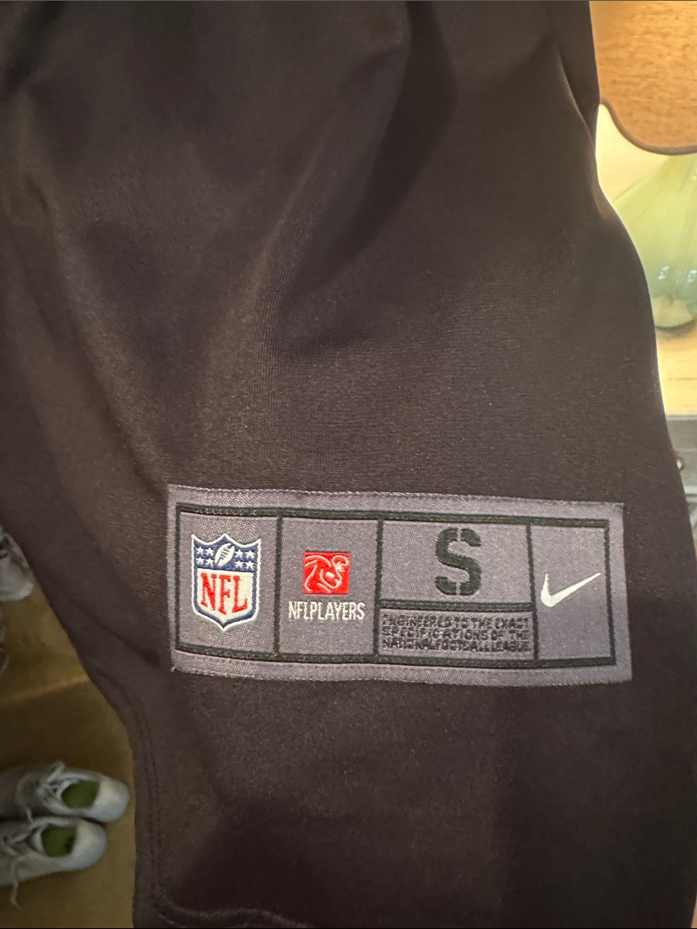 Nike Black and Yellow #75 Football Jersey - Picture 3 of 4